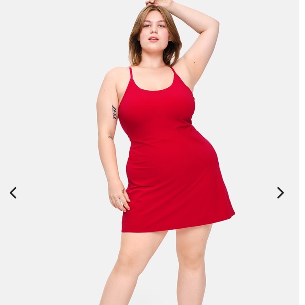 Outdoor Voices Exercise Dress Scarlet Medium